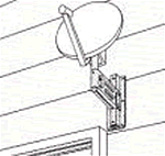 BS/CS110度アンテナ（壁面取付）